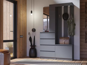 Прихожая Челси графит в Кургане - kurgan.mebel-tymen.ru | фото
