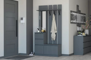 Прихожая Хилтон Графит в Кургане - kurgan.mebel-tymen.ru | фото