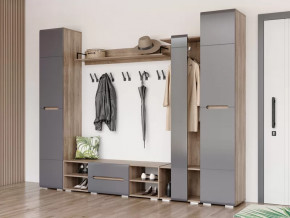 Прихожая Наоми графит нубук в Кургане - kurgan.mebel-tymen.ru | фото