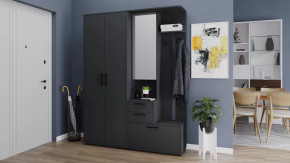 Прихожая «Витра» №4 Антрацит в Кургане - kurgan.mebel-tymen.ru | фото