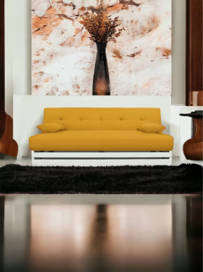 Прямой диван манго 1 Савана Елоу/Планки белые в Кургане - kurgan.mebel-tymen.ru | фото