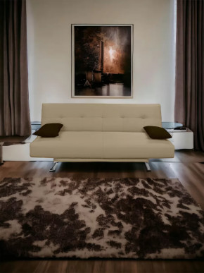 Прямой диван манго 2 Нео Латте/Подушки Нео Шоколад в Кургане - kurgan.mebel-tymen.ru | фото