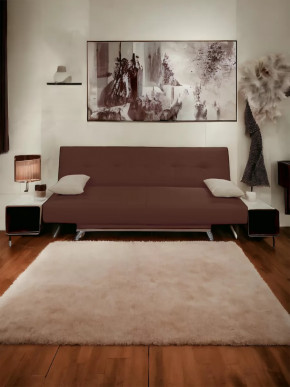 Прямой диван манго 2 Нео Шоколад/Подушки Нео Латте в Кургане - kurgan.mebel-tymen.ru | фото