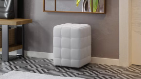 Пуф «Аристо» к/з Гольф белый в Кургане - kurgan.mebel-tymen.ru | фото