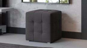 Пуф Тип 1 Велюр Графит в Кургане - kurgan.mebel-tymen.ru | фото