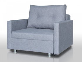 Кресло-кровать Реал 80 с подлокотниками грей в Кургане - kurgan.mebel-tymen.ru | фото