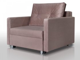 Кресло-кровать Реал 80 с подлокотниками коричневый в Кургане - kurgan.mebel-tymen.ru | фото