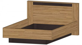 Серия Бостон Кровать 1400 дуб вотан/венге в Кургане - kurgan.mebel-tymen.ru | фото