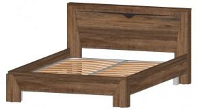 Серия Регина кровать 2х сп. 1400 дуб самдал в Кургане - kurgan.mebel-tymen.ru | фото