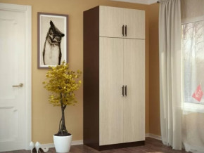 Шкаф 2-х створчатый с перегородкой венге/лоредо БТС в Кургане - kurgan.mebel-tymen.ru | фото