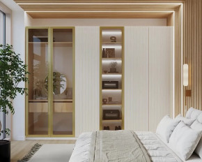 Шкаф 3000 Тальк Вельвет в Кургане - kurgan.mebel-tymen.ru | фото