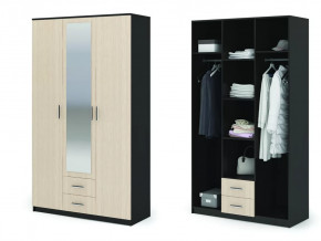 Шкаф 3х створчатый Гармония ШК 601 М в Кургане - kurgan.mebel-tymen.ru | фото