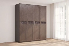 Шкаф 4-х створчатый Кэт-4 Венге Диал в Кургане - kurgan.mebel-tymen.ru | фото