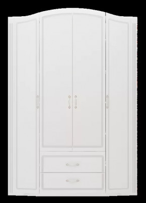 Шкаф для одежды четырехдверный без зеркала «Виктория» №2 в Кургане - kurgan.mebel-tymen.ru | фото