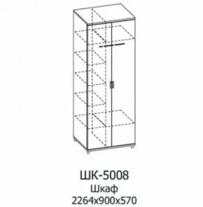 Шкаф для одежды и белья ШК-5008 Грейс в Кургане - kurgan.mebel-tymen.ru | фото