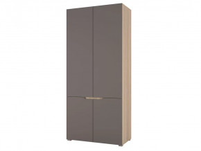 Шкаф двухстворчатый Анталия Сонома-Графит софт в Кургане - kurgan.mebel-tymen.ru | фото