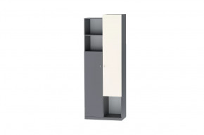 Шкаф Клео Шк-2, 800 мм, графит, миндаль Диал в Кургане - kurgan.mebel-tymen.ru | фото