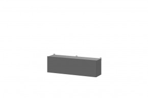 Шкаф навесной графит серый Денвер в Кургане - kurgan.mebel-tymen.ru | фото