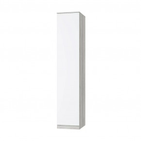 Шкаф-пенал Лори, 452 мм, дуб серый/белый в Кургане - kurgan.mebel-tymen.ru | фото