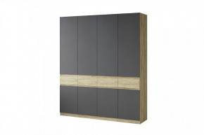Шкаф распашной Турин Графит в Кургане - kurgan.mebel-tymen.ru | фото