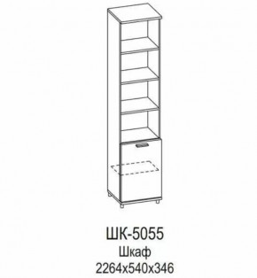 Шкаф ШК-5055 Грейс в Кургане - kurgan.mebel-tymen.ru | фото