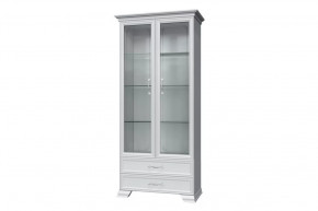Шкаф витрина-2 стекла "Грация" в Кургане - kurgan.mebel-tymen.ru | фото
