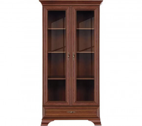 Шкаф-витрина Kentaki S320-REG2W1S Каштан в Кургане - kurgan.mebel-tymen.ru | фото