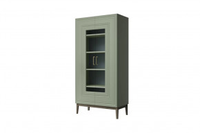 Шкаф Витрина ШР-2 Гориция Зелёный самшит в Кургане - kurgan.mebel-tymen.ru | фото