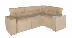 Скамья угловая со спальным местом КВАДРО Тип 4 Бежевый в Кургане - kurgan.mebel-tymen.ru | фото