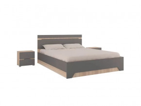 Спальный гарнитур Анталия Сонома-Графит софт в Кургане - kurgan.mebel-tymen.ru | фото