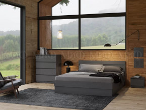 Спальный гарнитур Челси Графит в Кургане - kurgan.mebel-tymen.ru | фото