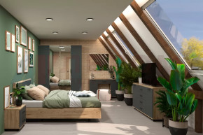 Спальный гарнитур Грейс композиция-4 в Кургане - kurgan.mebel-tymen.ru | фото