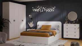 Спальный гарнитур «Тиффани» №3 Белый Жемчуг, Белый софт в Кургане - kurgan.mebel-tymen.ru | фото