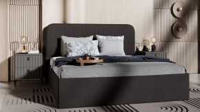 Спальный гарнитур «Тиффани» стандартный Базальт, Грей софт, Велюр Графит в Кургане - kurgan.mebel-tymen.ru | фото