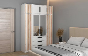 Спальный гарнитур Вегас (ЛДСП Белый) в Кургане - kurgan.mebel-tymen.ru | фото