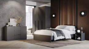 Спальный гарнитур Элегант Графит в Кургане - kurgan.mebel-tymen.ru | фото