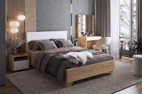 Спальный гарнитур Зара К4 дуб сонома/белый в Кургане - kurgan.mebel-tymen.ru | фото