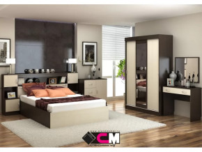 Спальня Басса Венге/Дуб белфорт в Кургане - kurgan.mebel-tymen.ru | фото