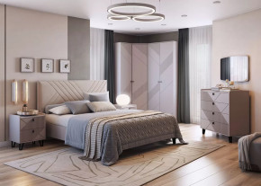 Спальня Кашемир №3, кашемир/сантьяго в Кургане - kurgan.mebel-tymen.ru | фото