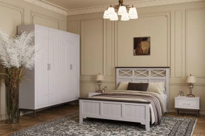 Спальня модульная Гориция Персидский жемчуг/Лак Льняной в Кургане - kurgan.mebel-tymen.ru | фото