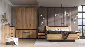 Спальня серия Бостон дуб вотан в Кургане - kurgan.mebel-tymen.ru | фото