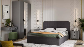 Спальня «Тиффани» Серый графит, Графит матовый в Кургане - kurgan.mebel-tymen.ru | фото