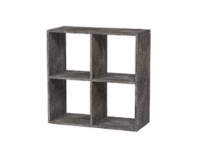 Стеллаж 4 секции графит Герда в Кургане - kurgan.mebel-tymen.ru | фото