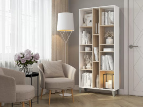 Стеллаж Asti Сонома-Белый в Кургане - kurgan.mebel-tymen.ru | фото