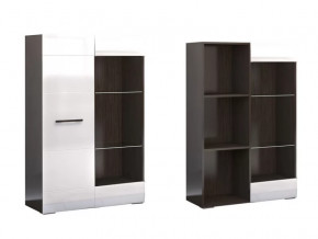 Стеллаж Ненси Венге-Белый глянец в Кургане - kurgan.mebel-tymen.ru | фото