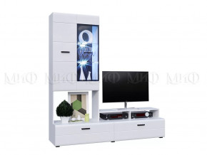 Стенка центр Нэнси New МДФ в Кургане - kurgan.mebel-tymen.ru | фото