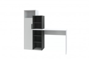 Стол компьютерный Комбо, белый-черный ясень/белый в Кургане - kurgan.mebel-tymen.ru | фото