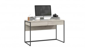 Стол компьютерный «Лофт» тип 2 Черный/Дуб крафт белый в Кургане - kurgan.mebel-tymen.ru | фото