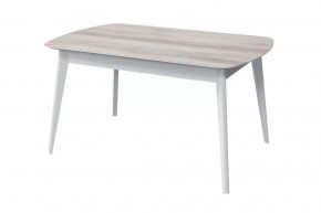 Стол обеденный Прайм, бора бора/белый в Кургане - kurgan.mebel-tymen.ru | фото