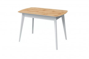 Стол обеденный Прайм, дуб вотан/белый в Кургане - kurgan.mebel-tymen.ru | фото